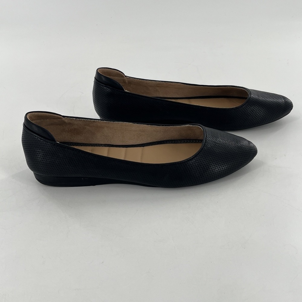 Kelly & Katie Ballet Flat Womens Black 11 M Laser Cut Perfoated Slip‎ On Arlie - Picture 9 of 14